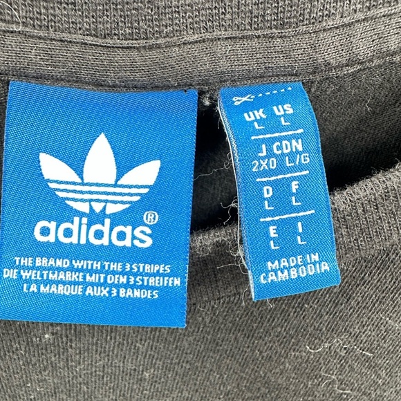 ADIDAS Oversized Men camo 3M pocket pouch casual athleisure athletic top L - Picture 6 of 11